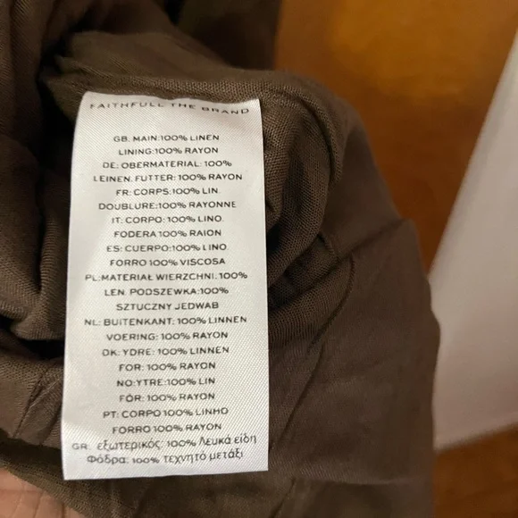 Faithfull the Brand La Piedra Maxi Dress Chocolate 10 - Picture 10 of 12